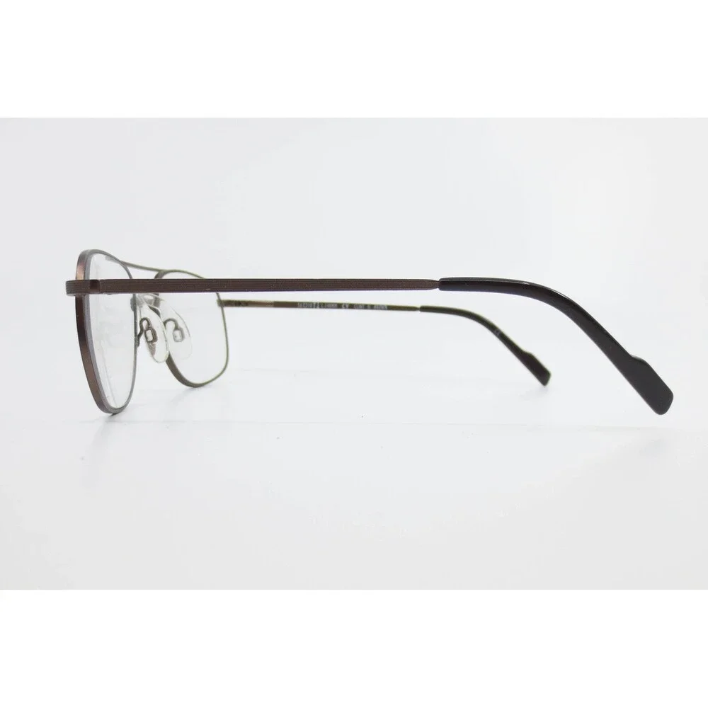 Clearvision Clint II Brown Aviator Double Bridge Eyeglass Frames 56-18-140